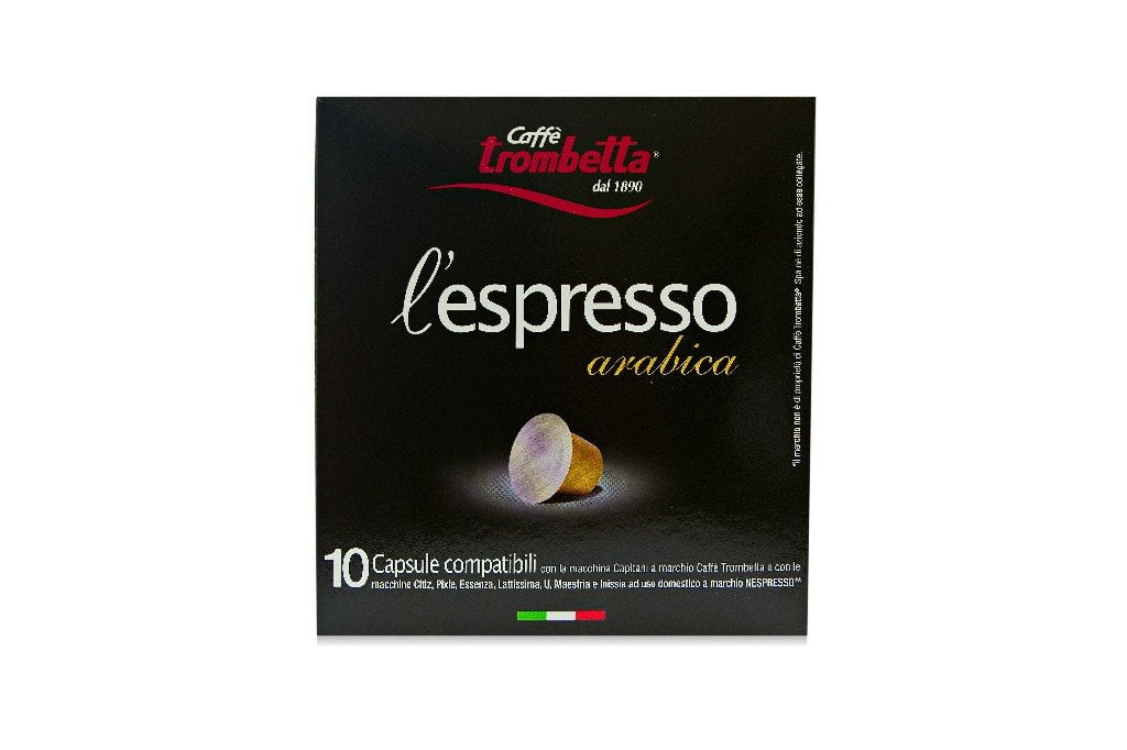 CAFFE TROMBETTA L’ESPRESSO ARABICA CAPSULE - 55GR