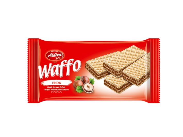 ALDIVA WAFFO <span class=search-everything-highlight-color style=background-color:orange>WAFERS</span> WITH HAZELNUT CREAM - 200GR