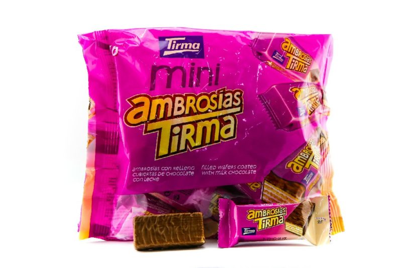 TIRMA AMBROSIA MINI MILK CHOCOLATE <span class=search-everything-highlight-color style=background-color:orange>WAFER</span> - 216GR