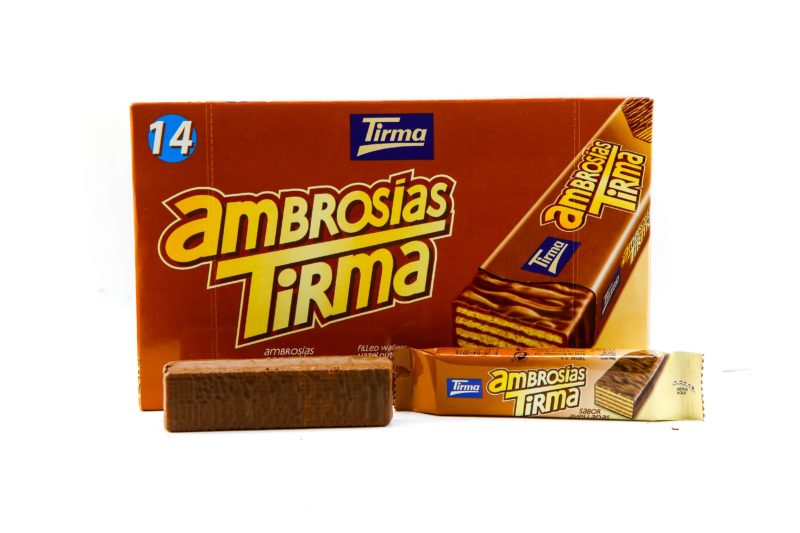 TIRMA AMBROSIA MILK CHOCOLATE & HAZELNUT <span class=search-everything-highlight-color style=background-color:orange>WAFER</span> - 301GR