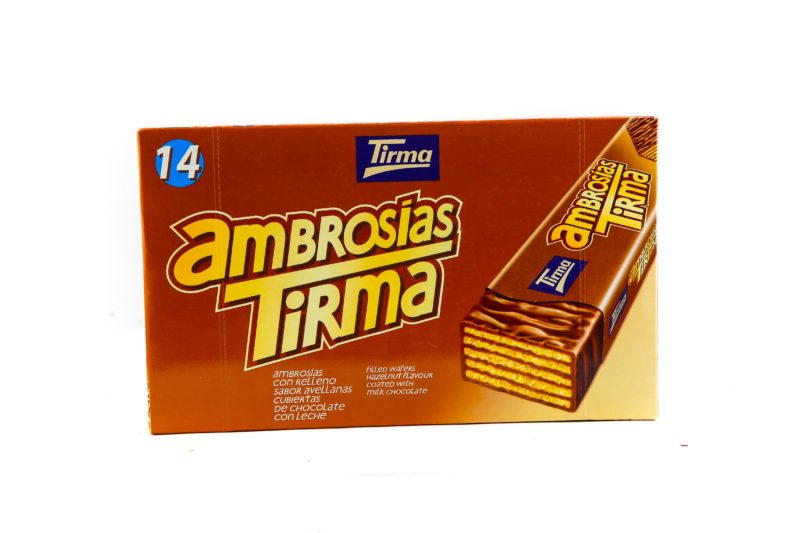 TIRMA AMBROSIA MILK CHOCOLATE & HAZELNUT <span class=search-everything-highlight-color style=background-color:orange>WAFER</span> - 301GR