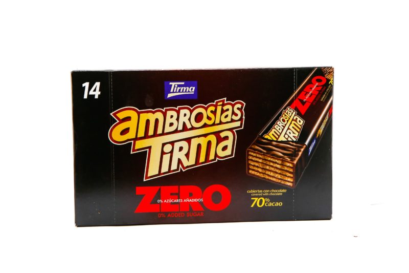 TIRMA AMBROSIA <span class=search-everything-highlight-color style=background-color:orange>WAFER</span> ZERO SUGER 70% COCOA - 301GR