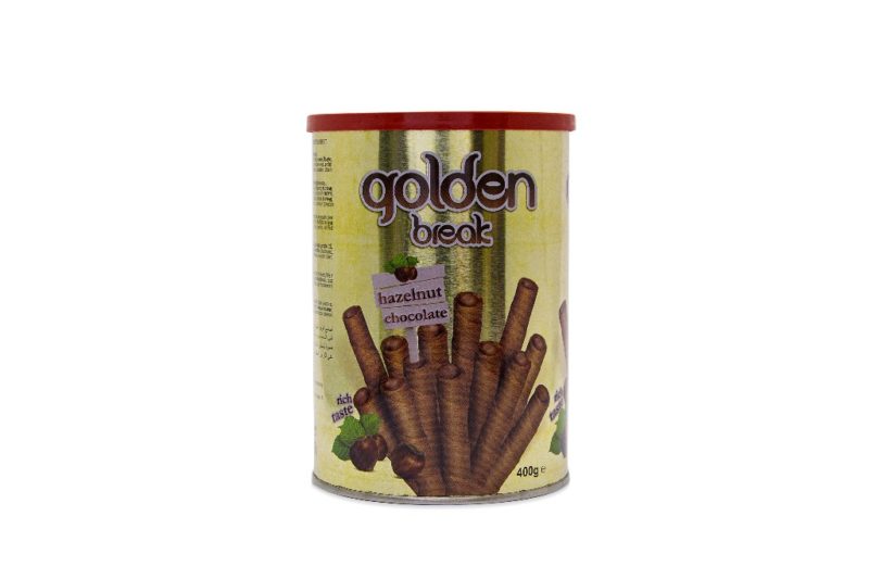 GOLDEN BREAK <span class=search-everything-highlight-color style=background-color:orange>WAFER</span> STICK FILLED WITH HAZELNUT CREAM - 400GR