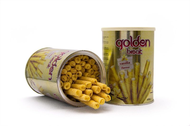 GOLDEN BREAK <span class=search-everything-highlight-color style=background-color:orange>WAFER</span> STICK FILLED WITH VANILLA CREAM - 400GR