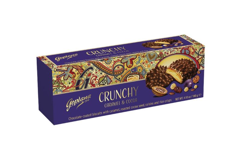 GOPLANA CRUNCHY CARAMEL & COCOA <span class=search-everything-highlight-color style=background-color:orange>BISCUITS</span> - 140GR