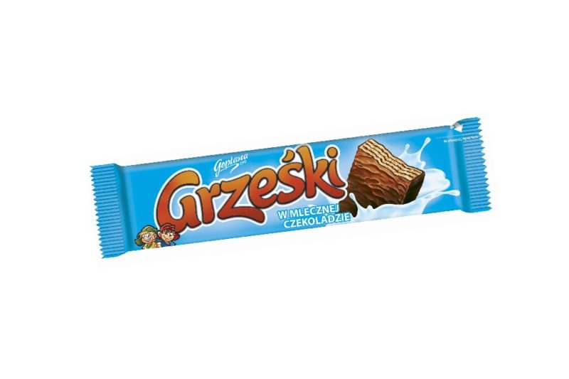 GOPLANA GRZESKI <span class=search-everything-highlight-color style=background-color:orange>WAFER</span> MILK CHOCOLATE WITH COCOA CREAM - 36GR