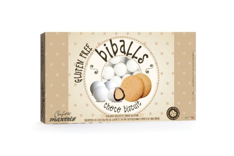 MAXTRIS GLUTEN FREE BIBALLS CHOCO <span class=search-everything-highlight-color style=background-color:orange>BISCUIT</span> DRAGEE - 1KG