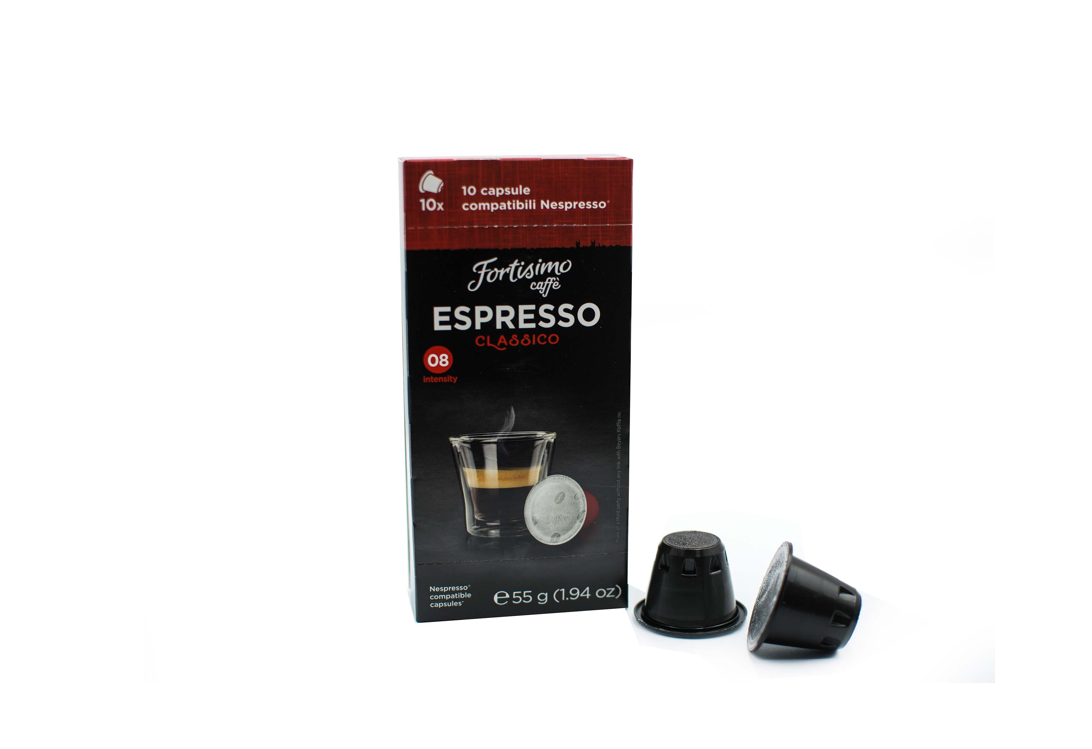 36 x CAFE ROYAL - ESPRESSO CLASSIC COFFEE - ALUMINIUM CAPSULES for the  NESPRESSO®* - SYSTEM - Intensity 5 | Switzerland